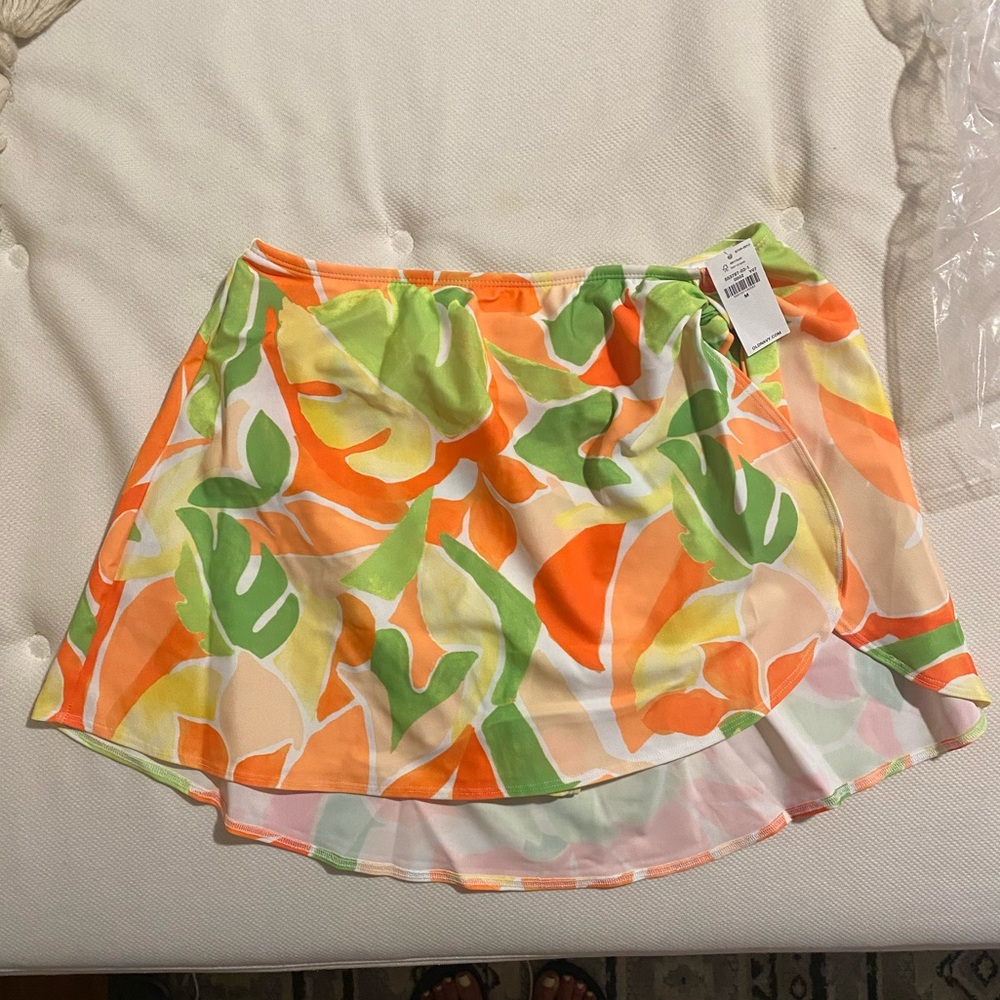 ✨ Old Navy Neon Tropical Swim Skirt NWT
